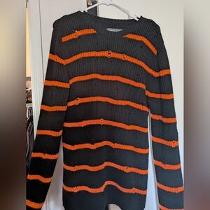 Foxblood Myers Striped Sweater L/XL